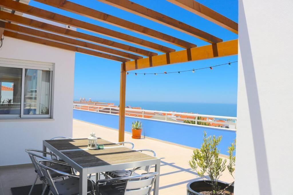 Sitio Penthouse - Big Terrace With Sea View & Bbq Villa Nazare Exterior photo